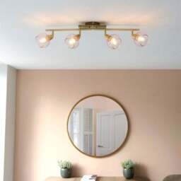 Tia 4 Light Semi Flush Spotlight Bar - thumbnail 3