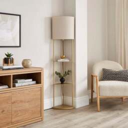 Jakob Corner Shelved Floor Lamp - thumbnail 6