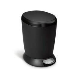 Simplehuman 6L Plastic Round Bathroom Pedal Bin - thumbnail 2