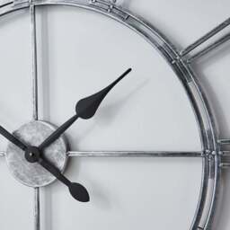 Chrome Skeleton Indoor Outdoor Wall Clock - thumbnail 4