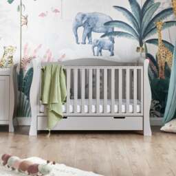 Obaby Stamford Luxe Cot Bed Pine - thumbnail 1