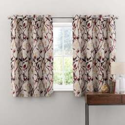 Zen Jacquard Eyelet Curtains - thumbnail 5