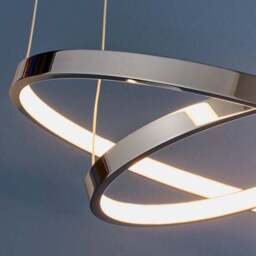 Vogue Kline 2 Light Integrated LED Hoop Ceiling Light - thumbnail 4