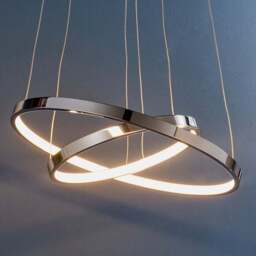 Vogue Kline 2 Light Integrated LED Hoop Ceiling Light - thumbnail 3