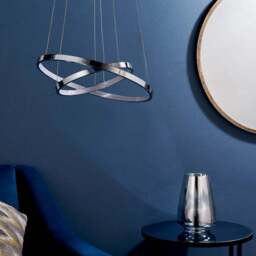 Vogue Kline 2 Light Integrated LED Hoop Ceiling Light - thumbnail 2