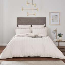 Hotel Stripe 230 Thread Count 100% Cotton Duvet Cover