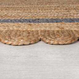 Grace Jute Scallop Round Rug - thumbnail 4