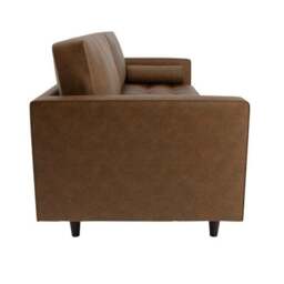 Zoe Faux Leather 4 Seater Sofa - thumbnail 4