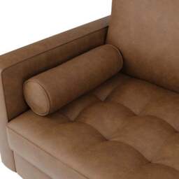 Zoe Faux Leather 4 Seater Sofa - thumbnail 6