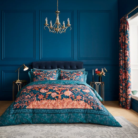 Dorma Tree of Life 300 Thread Count 100% Cotton Sateen Duvet Cover & Pillowcase Set - image 1