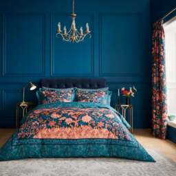 Dorma Tree of Life 300 Thread Count 100% Cotton Sateen Duvet Cover & Pillowcase Set - thumbnail 1