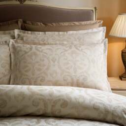 Dorma Rhaine 100% Cotton Jacquard Oxford Pillowcase Pair - thumbnail 1