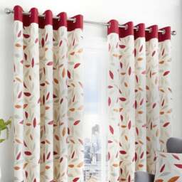 Fusion Beechwood Eyelet Curtains - thumbnail 1