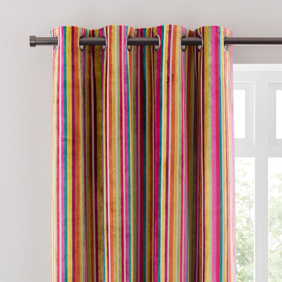 Aliyah Stripe Eyelet Curtains - image 1