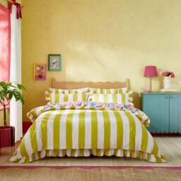 Sophie Robinson Sunset Flowers 100% Cotton Duvet Cover & Pillowcase Set - thumbnail 3