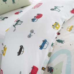Bianca Transport 100% Cotton Duvet Cover & Pillowcase Set - thumbnail 4