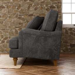 Beatrice II Soft Tonal Chenille 3 Seater Sofa - thumbnail 3