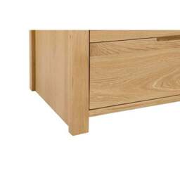 Curve Wide 6 Drawer Chest, Oak - thumbnail 6