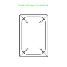 Fogarty Soft Touch Toggle Fitted Sheet - thumbnail 2