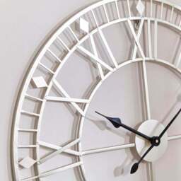 Metallic Metal Skeleton Wall Clock - thumbnail 2