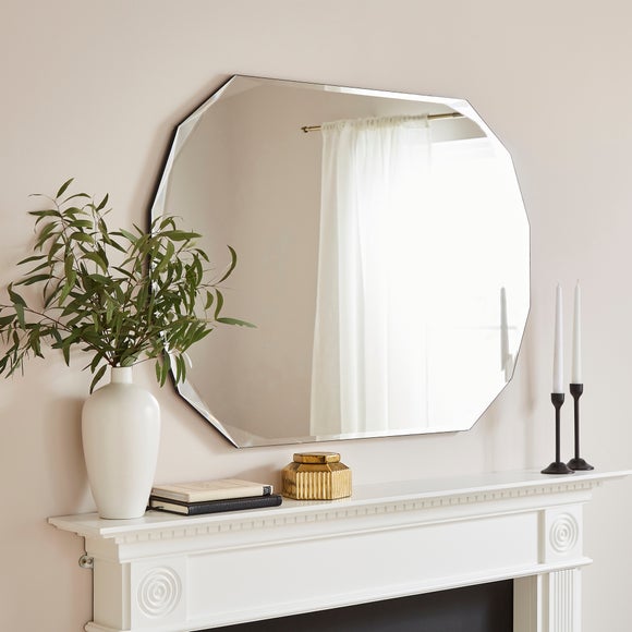 Livia Luxe Bevelled Edge Oval Wall Mirror - image 1