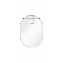 Livia Luxe Bevelled Edge Oval Wall Mirror - thumbnail 4