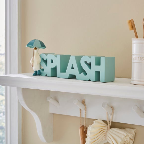 Darcy Duck Splash Ceramic Ornament - image 1