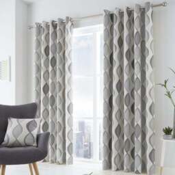 Fusion Lennox Eyelet Curtains - thumbnail 2