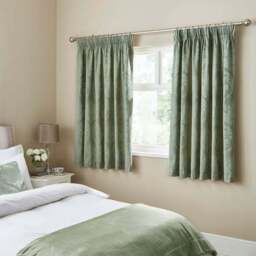 Zahra Chenille Jacquard Pencil Pleat Curtains - thumbnail 5