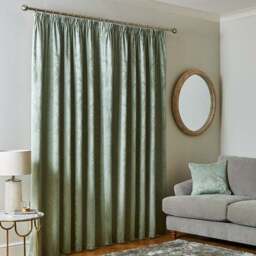 Zahra Chenille Jacquard Pencil Pleat Curtains - thumbnail 4