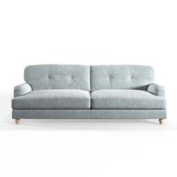 Martha Vintage Velvet 3 Seater Sofa - thumbnail 2