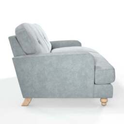 Martha Vintage Velvet 3 Seater Sofa - thumbnail 3