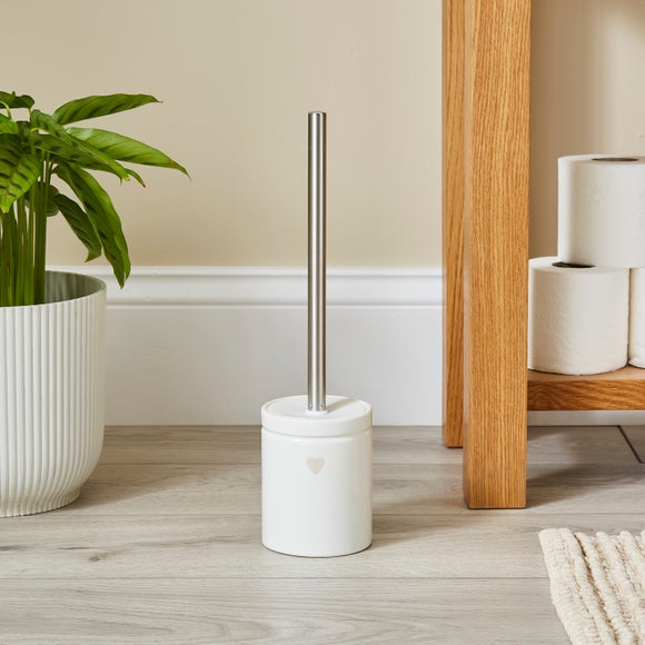 Ceramic Heart Toilet Brush - image 1
