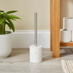 Ceramic Heart Toilet Brush - thumbnail 1