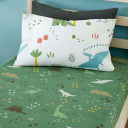 Dino Pack of 2 Fitted Sheets - thumbnail 2
