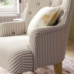 Arianna Linford Stripe Armchair - thumbnail 3