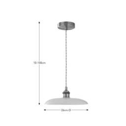Churchgate Fawsley Fern Industrial Adjustable Pendant Light - thumbnail 6