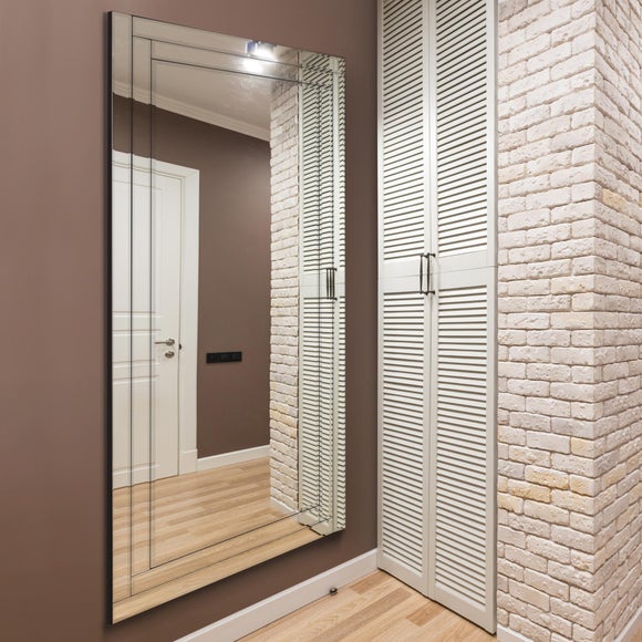 Luxford Bevelled Rectangle Full Length Wall Mirror - image 1