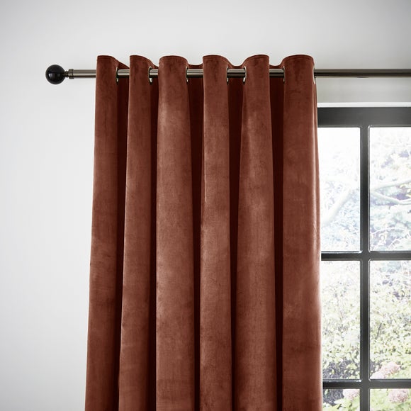Luxe Velour Eyelet Curtains (Blackout Available) - image 1