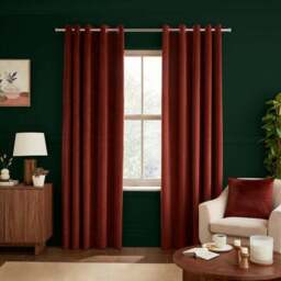 Luxe Velour Eyelet Curtains (Blackout Available) - thumbnail 2
