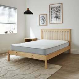 Dunelm Rolled Memory Foam Open Coil Hybrid Mattress, 19cm - thumbnail 2