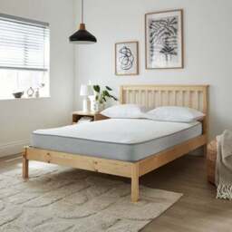 Dunelm Rolled Memory Foam Open Coil Hybrid Mattress, 19cm - thumbnail 3