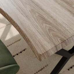 Ezra II 4-6 Seater Extendable Rectangle Dining Table - thumbnail 3