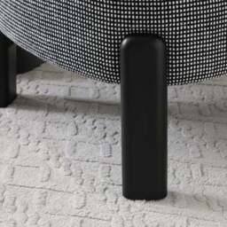 Cora Two Tone Woven Fabric Accent Chair - thumbnail 4
