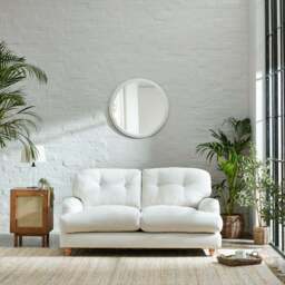 Martha Faux Linen 2 Seater Sofa - thumbnail 5