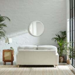 Martha Faux Linen 2 Seater Sofa - thumbnail 4