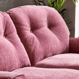 Martha Vintage Soft Chenille 2 Seater Sofa - thumbnail 6