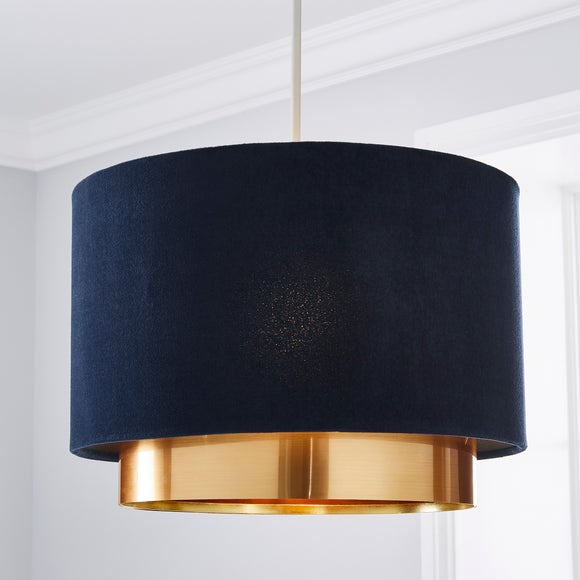 Nesa Two Tier Velvet Lamp Shade - image 1
