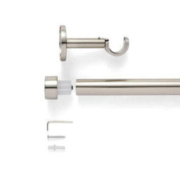 Trinity Fixed Metal Curtain Pole - thumbnail 3