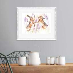The Art Group Spring Hares Framed Print - thumbnail 4